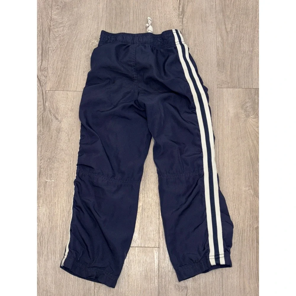 Carter's Track Pants Boys 6 Navy‎ Blue Striped Graphic Athletic 28 Department